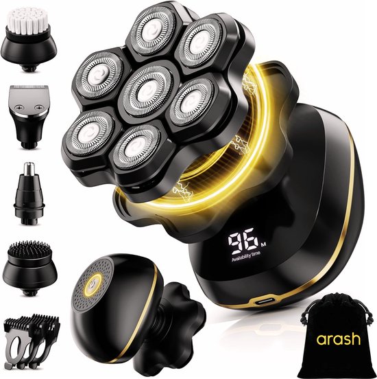 arash Scheerapparaat Mannen 8-in-1 - Hoofd Scheerapparaten - arash® - €49,95