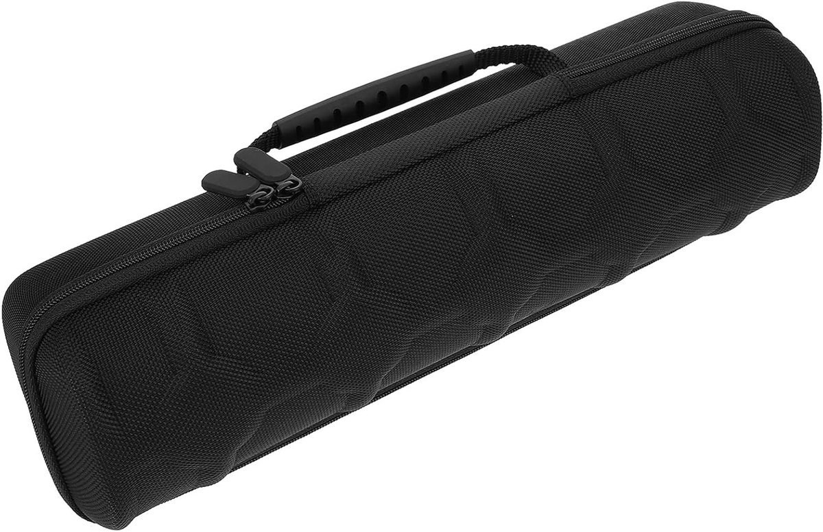 Reis Etui voor Horloges - 5 Slots Horloge Organizer, Schokbestendige EVA Opbergcase voor Slimme Horloges, Zwart, 32.5X8.5CM