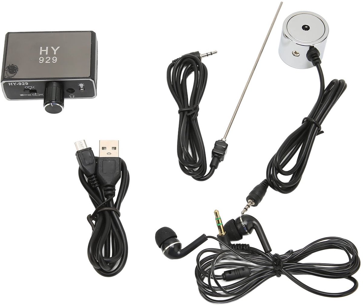 PUSOKEI Waterlekkage Detector met Dual Probes en Oordopjes - Voor Cement, Stalen en Waterleidingen