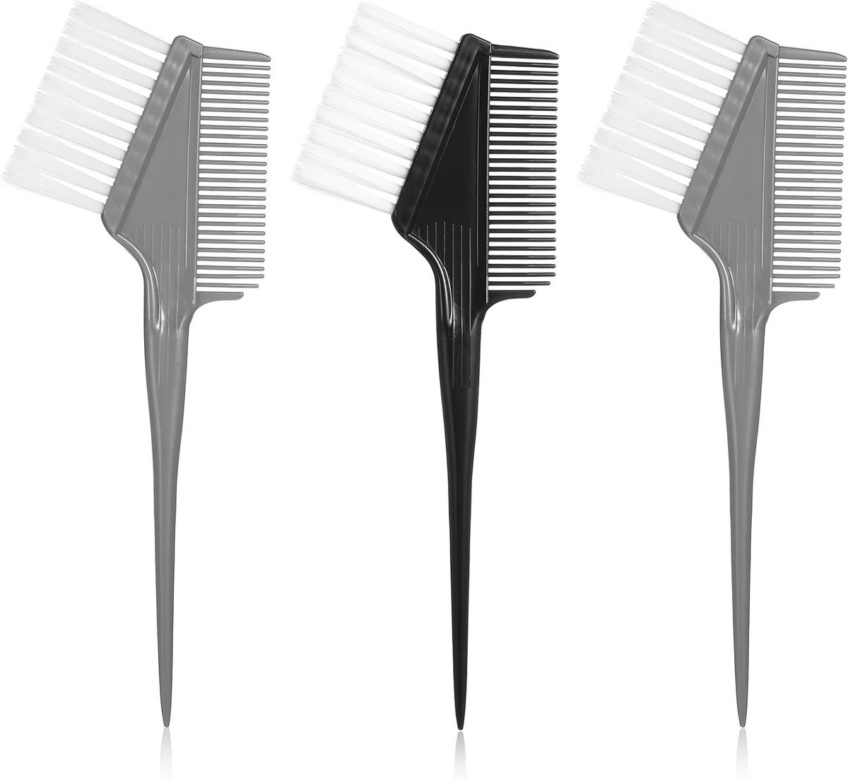 Professionele Haarverfkwasten Set met Kam - 3 Delige Applicator Kit voor Thuis en Salon, Perfect voor Highlights en Wortel Aanraking