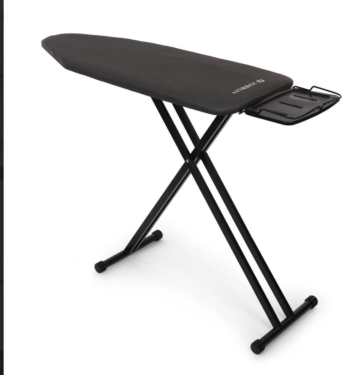 Jubbly® - Strijkplank - Strijktafel Inklapbaar - 122*45cm XL Strijkvlak - Verstelbare Hoogte - Zwart