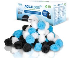 COIL Filterballen voor Zwembad Zandfilter Vervanging - 700g - Aqualoon - Geactiveerde koolstof en zilverionen - Trio