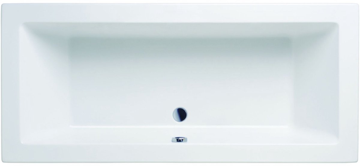 Ligbad Creavit Acryl 180x80x60 cm Rechthoek Wit