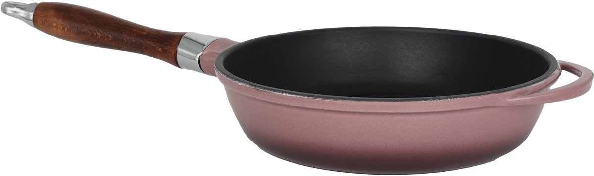 Lava Koekenpan - 24 cm - 2.0 liter - Gietijzer - Paars