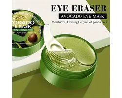 Avocado Under Eye Patches – Verzorgende Oogmaskers met Avocado & Collageen – 60 Hydrogel Eye Pads