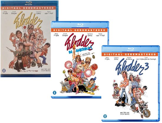 Flodder 1 - Flodder 2 in America - Flodder 3 [ 3 Blu-Ray set ]