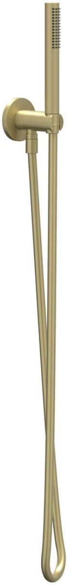IVY Glijstangset met Handdouche Staafmodel - Doucheslang 150 cm - Geborsteld Mat Goud PVD