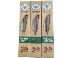 Native Soul - palo santo sacred herbs - wierook - green tree - 3 stuks