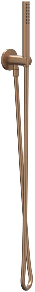 IVY Glijstangset met Handdouche Staafmodel - Doucheslang 150 cm - Geborsteld Mat Koper PVD