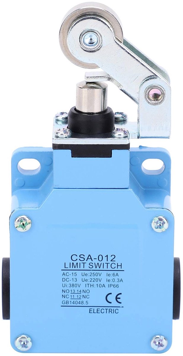 Livia home - Roller End Switch - Automatische Reset - Verstelbare Rolarm - 250VAC/6A - Schakelaar - Voor Elektronische Toepassingen - Veiligheid