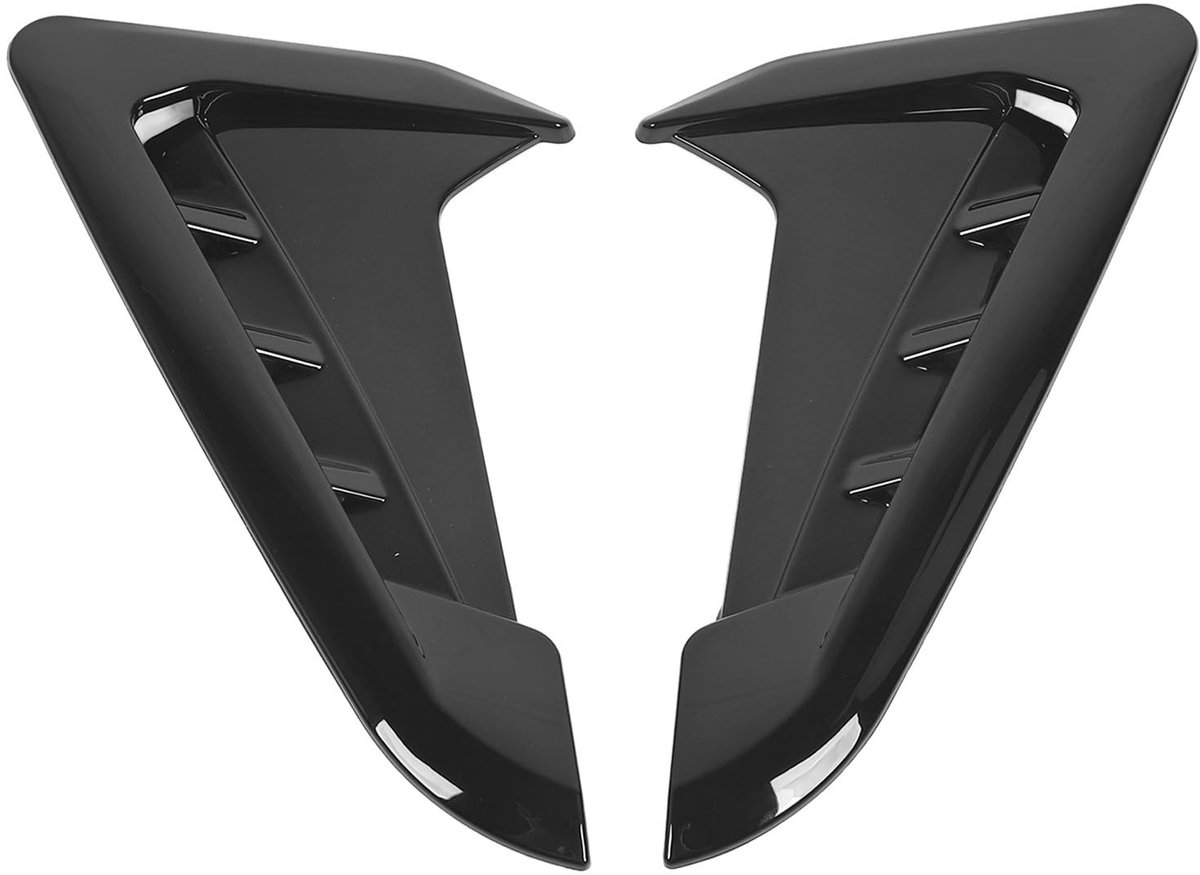 Jhubersproducts - Afdekking Zijventilatierooster - Zijventilatiebekleding - Elegant ontwerp - Glanzend zwart - Auto accessoires - Geschikt voor X3 G01