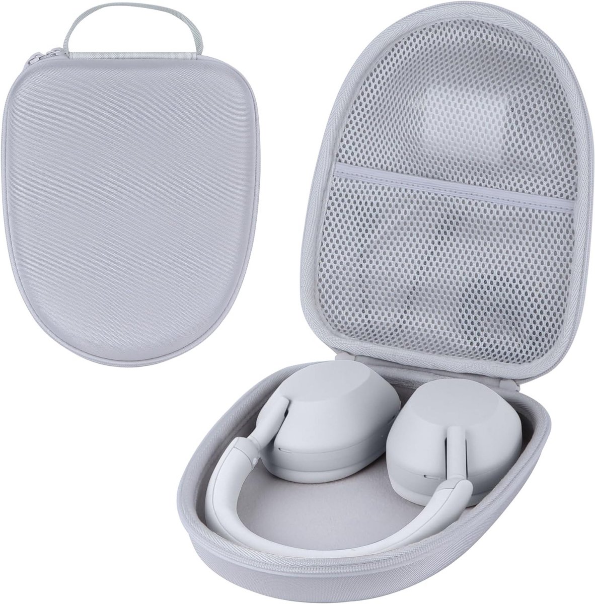 Duurzame Hard Case voor Noise Cancelling Hoofdtelefoons - Bescherming, Opbergruimte en Schokbestendigheid (Wit)