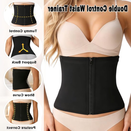 Ondersteunende Onderbust Corset voor Vrouwen, Shapewear voor Taille, Lichaamsvormer en Afslankband voor Effectieve Buikcontrole — afbeelding 2