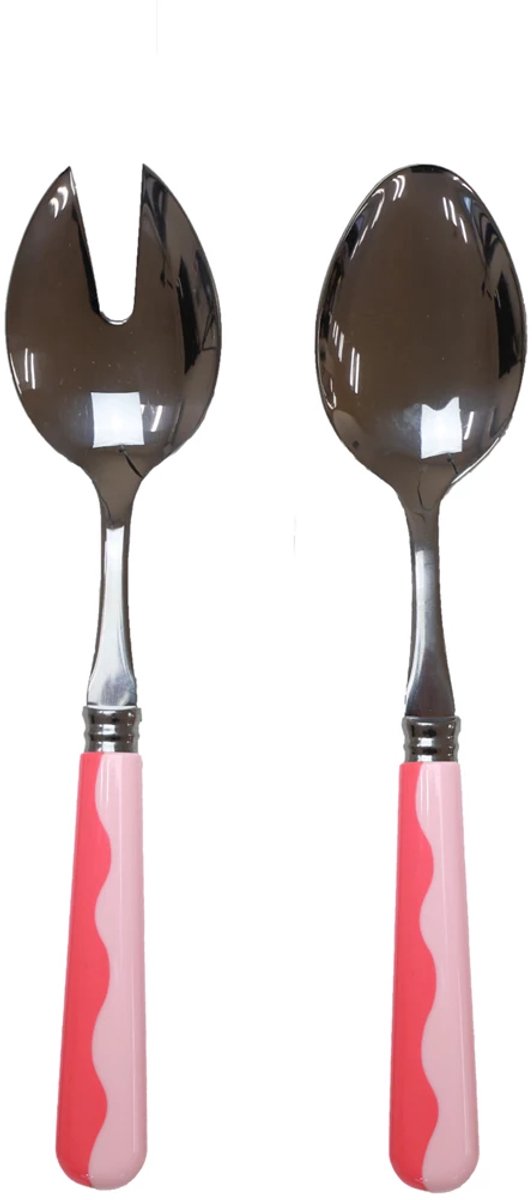 Addison Ross - Saladebestek Wave - Watermelon & Pink