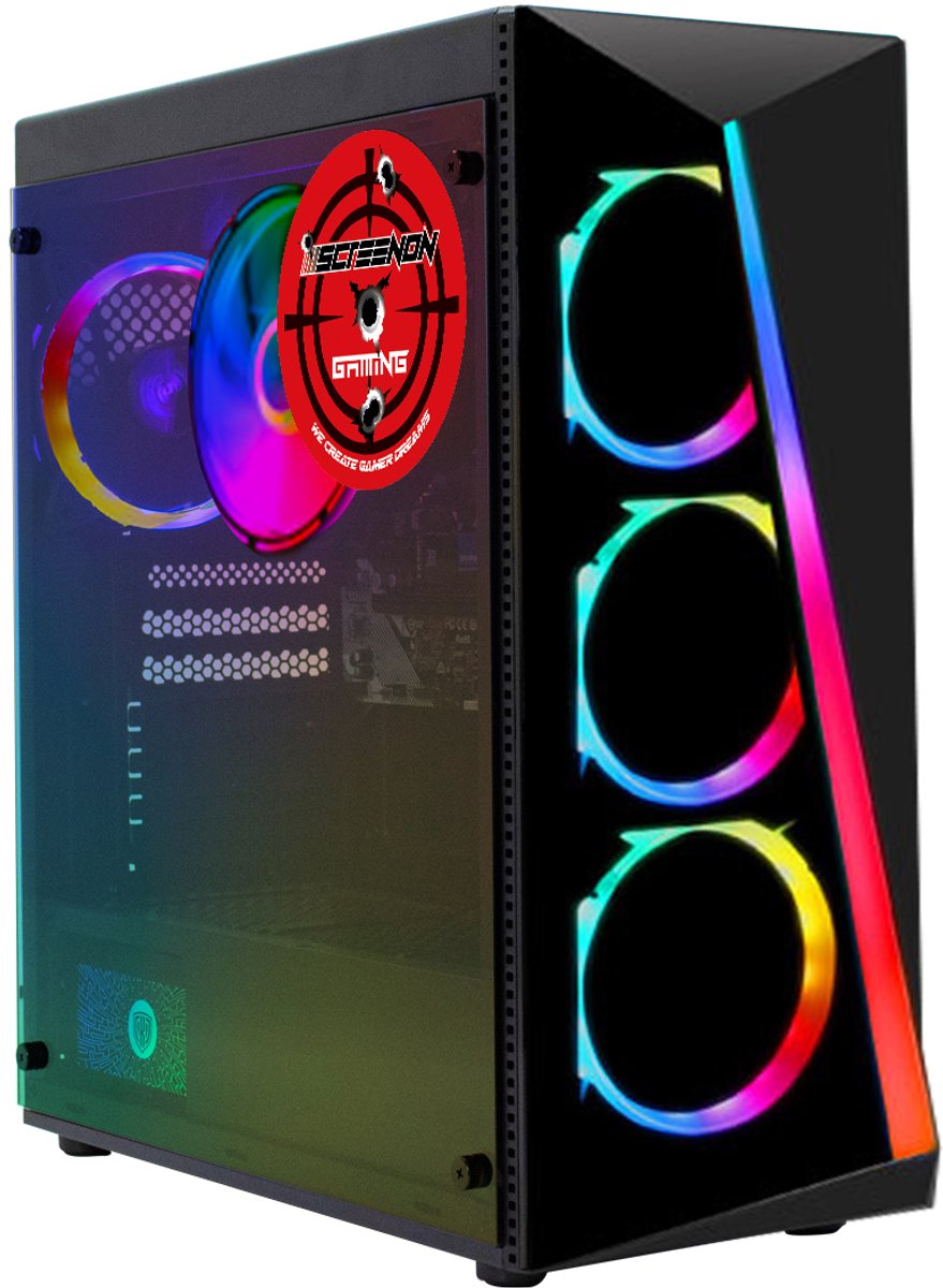 ScreenON - Game PC - Ryzen 3 - 240GB M.2 SSD - GamePC V21215