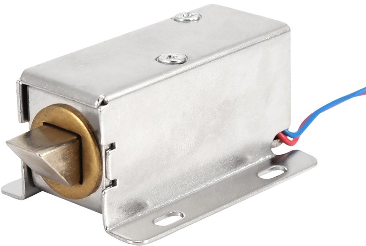 Dailygoods - Klein Elektromagnetische Solenoid Lock - Veiligheidsslot - Zilver - Vergrendelingsmechanisme - Ideaal voor kasten en kluizen