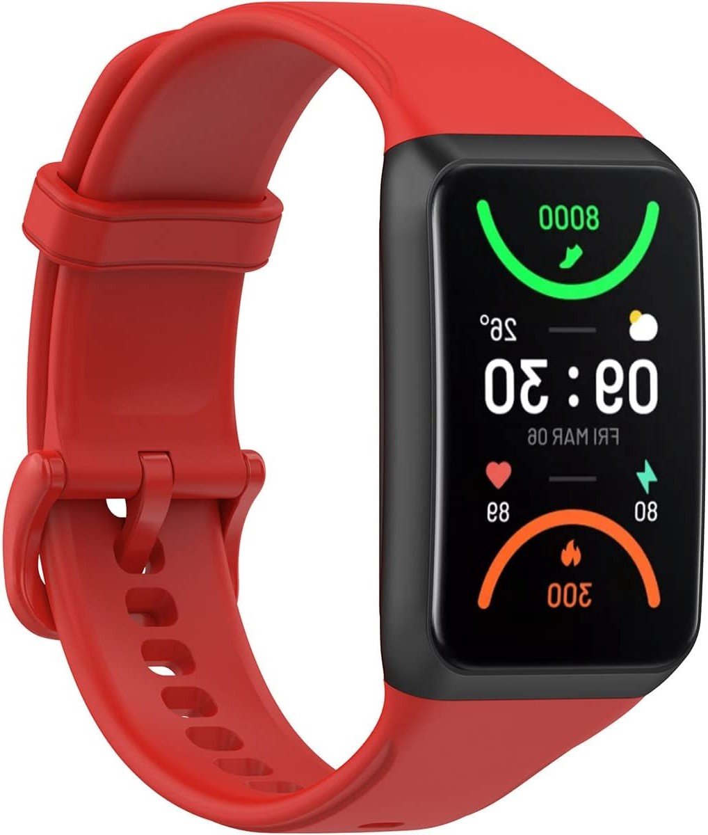 Waterproof Soft Silicone Sportband voor OPPO Strap 2 - Comfortabel, Duurzaam en Ademend