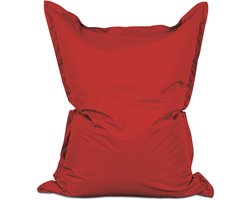Lumaland - Grote luxe XXL zitzak - 380 liter vulling - 140 x 180 cm - geschikt voor Indoor & Outdoor - verkrijgbaar in verschillende kleuren - Rood