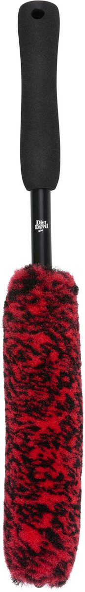Dirt Devil - Wielborstel - Velgenberstel - Velgen - 35,5 cm - zwart/rood
