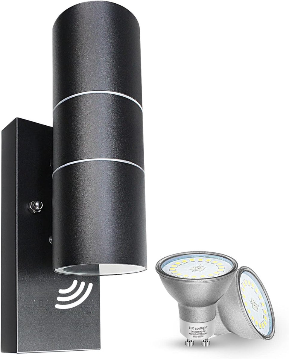 HEZIVO® Buitenlamp met Dag en Nacht Sensor - Wandlamp Buiten - Met Schemersensor - Waterdicht
