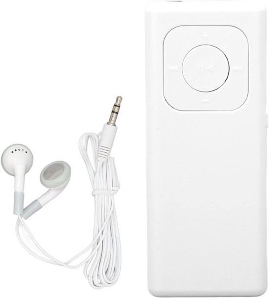 Draagbare MP3-speler - Lossless Sound, USB-opladen voor Studenten Werk Reizen (Wit)