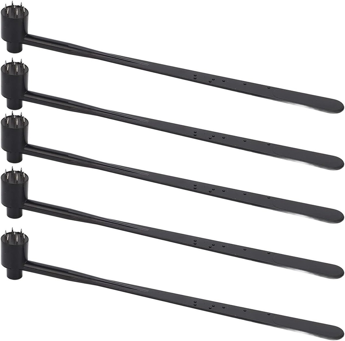 Dailygoods- Dermal Hammer Set - 5 Stuks - Lichtgewicht - RVS Naald - ABS Handvat - Voor Industrie - Hoogwaardige Kwaliteit - Naaldhamer
