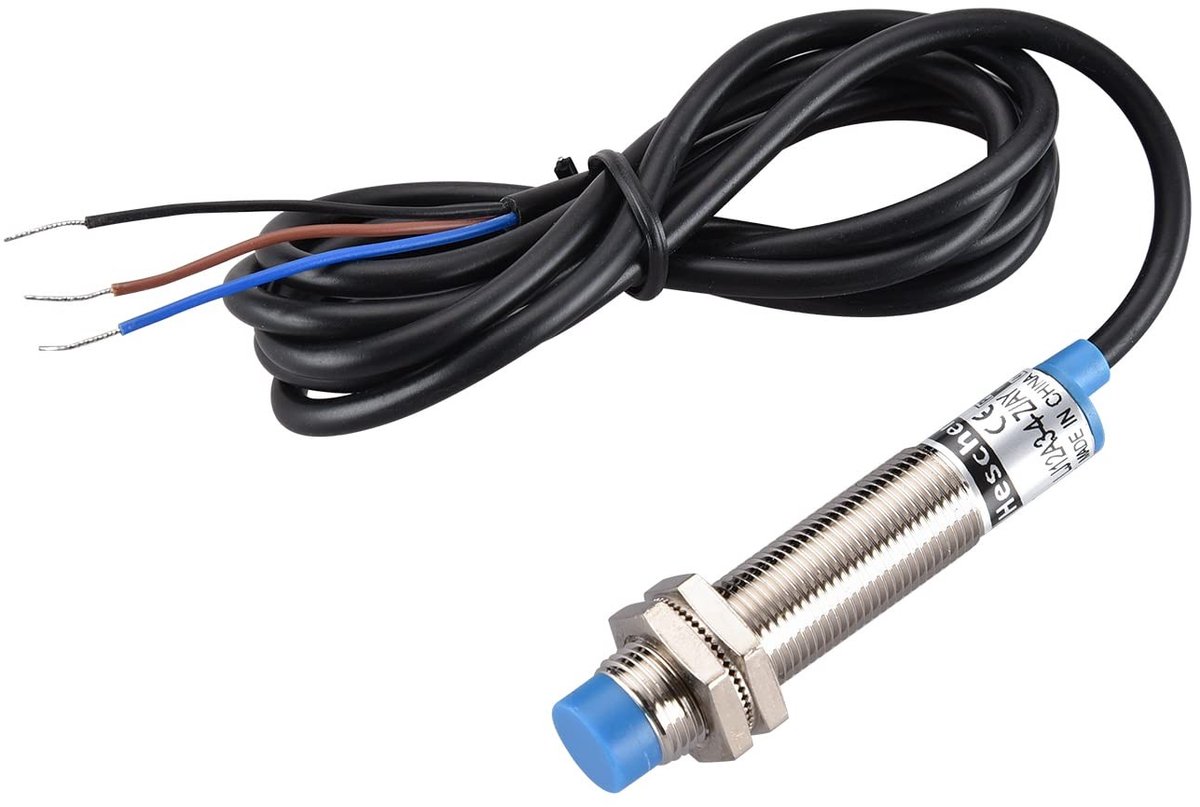Dailygoods - Inductieve Sensor - Proximity Sensor - Betrouwbare werking - 4 mm - Normally Closed - Unshielded model