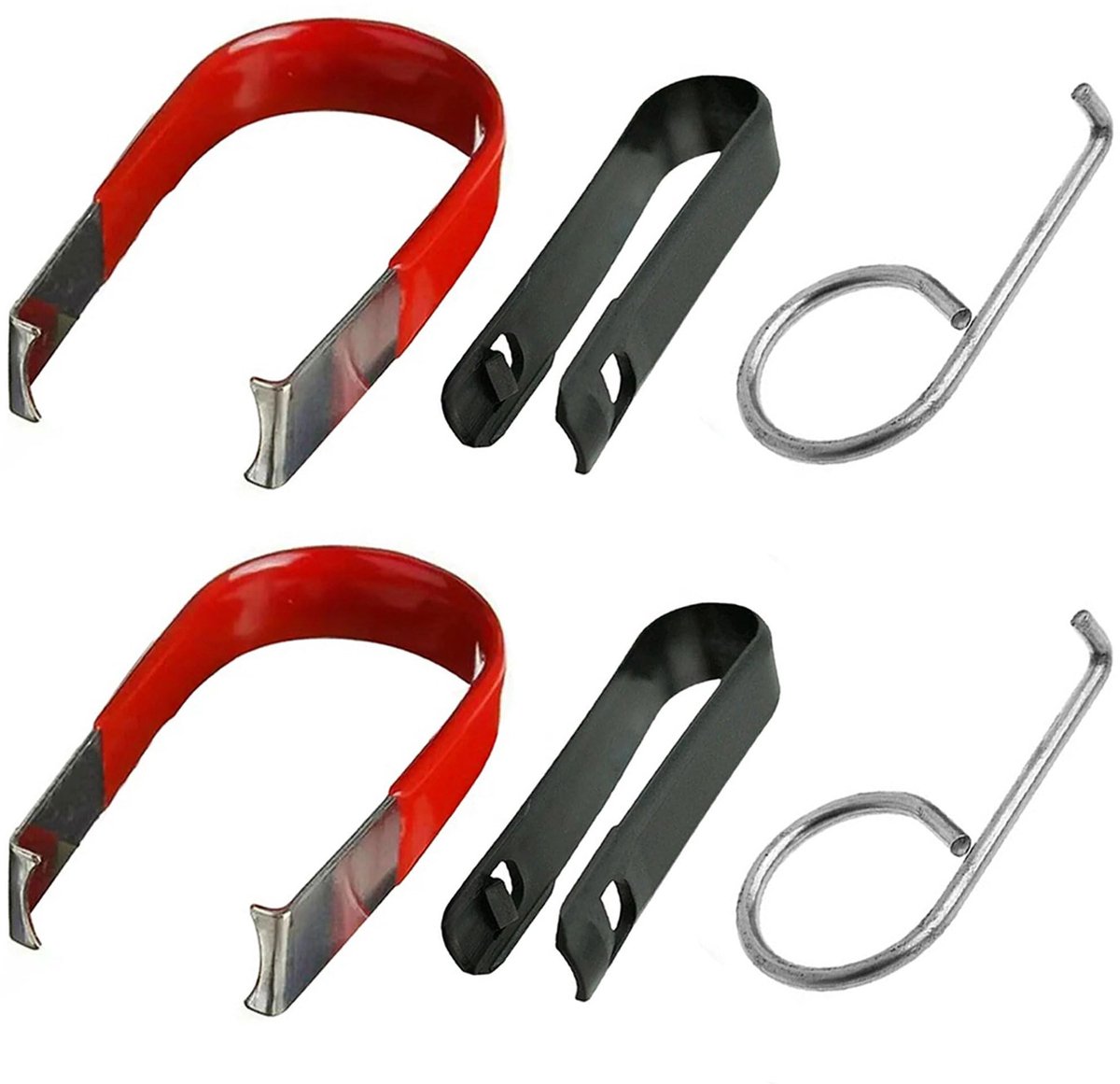 Dailygoods - Wielboutdoppen - Gereedschap voor montage en demontage - 6 stuks - Universele demontagetang - Veilig en eenvoudig te gebruiken - Geschikt