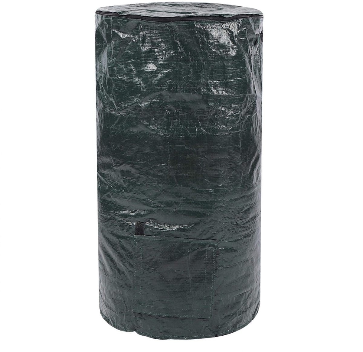 Dailygoods - Organische composteringszak - Keukenafval - Tuinbladzak - Multifunctionele opslag - 80 cm diep - Ideaal voor tuin en huis - PE materiaal
