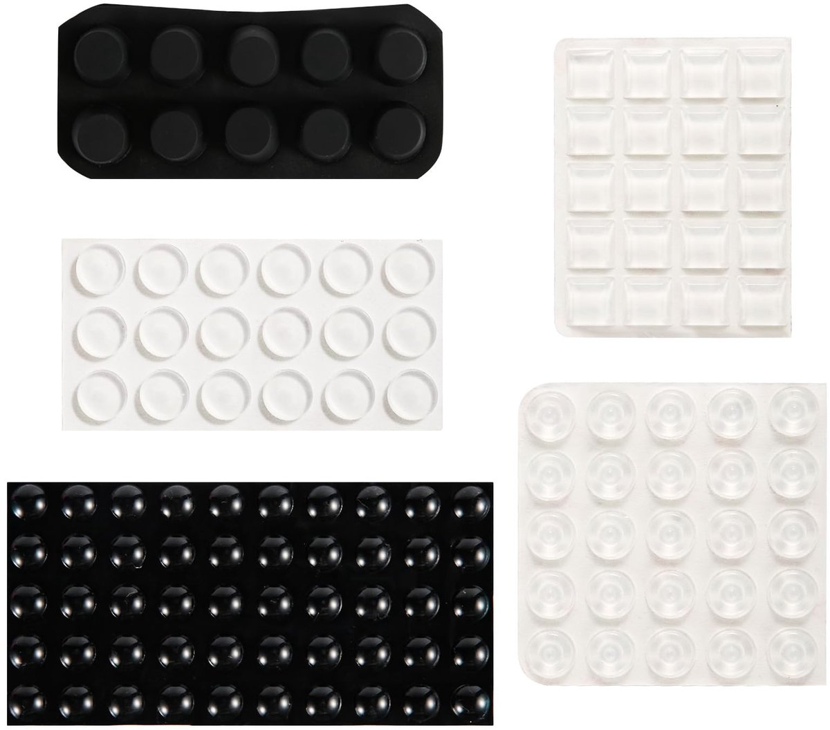 Dailygoods - Bump Dots - Braillestickers - Siliconen hulpmiddelen - Zwart en Wit - Stickers voor blinden en slechtzienden - Ideaal voor ouderen