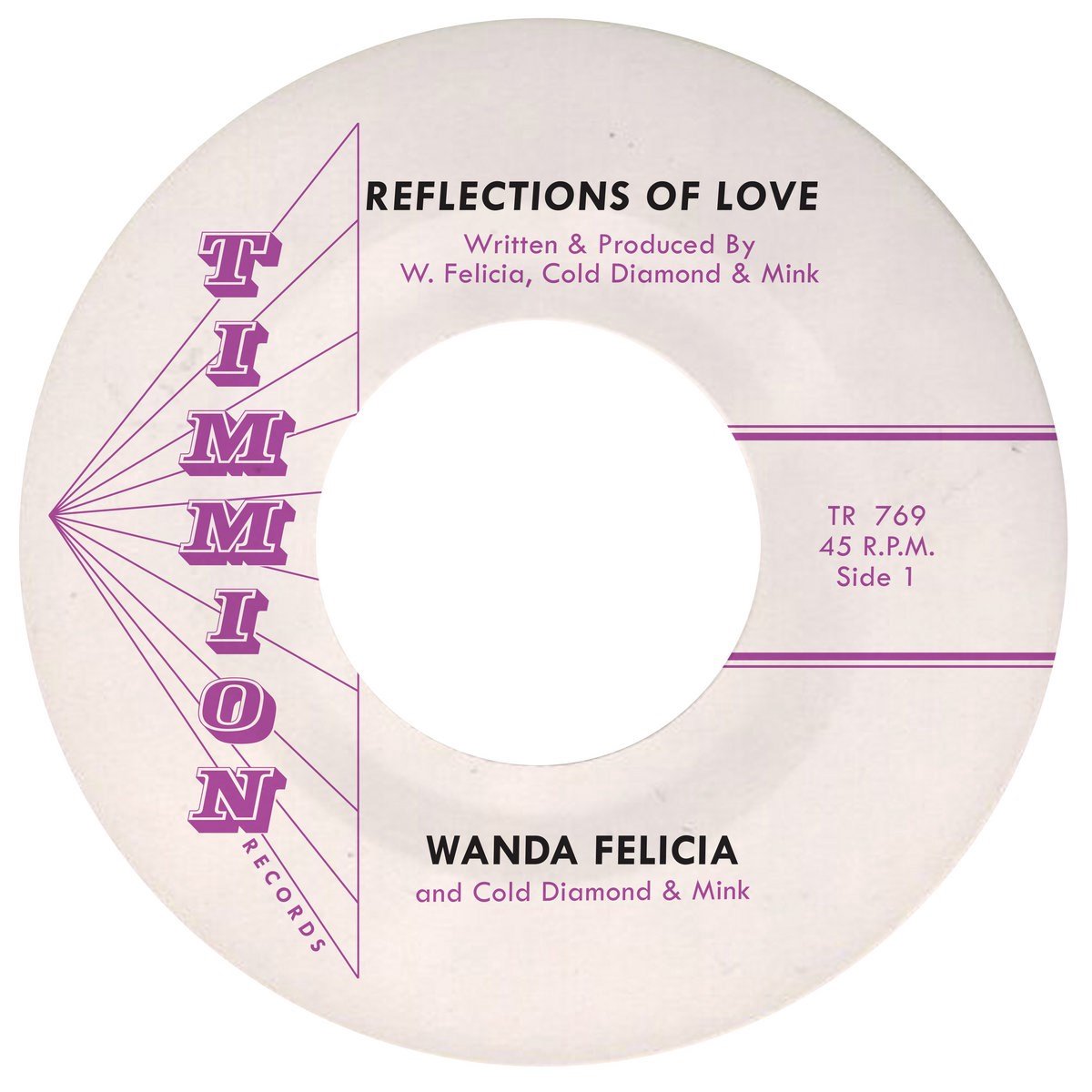 Wanda Felicia & Cold Diamond & Mink - Reflections Of Love (7" Single)