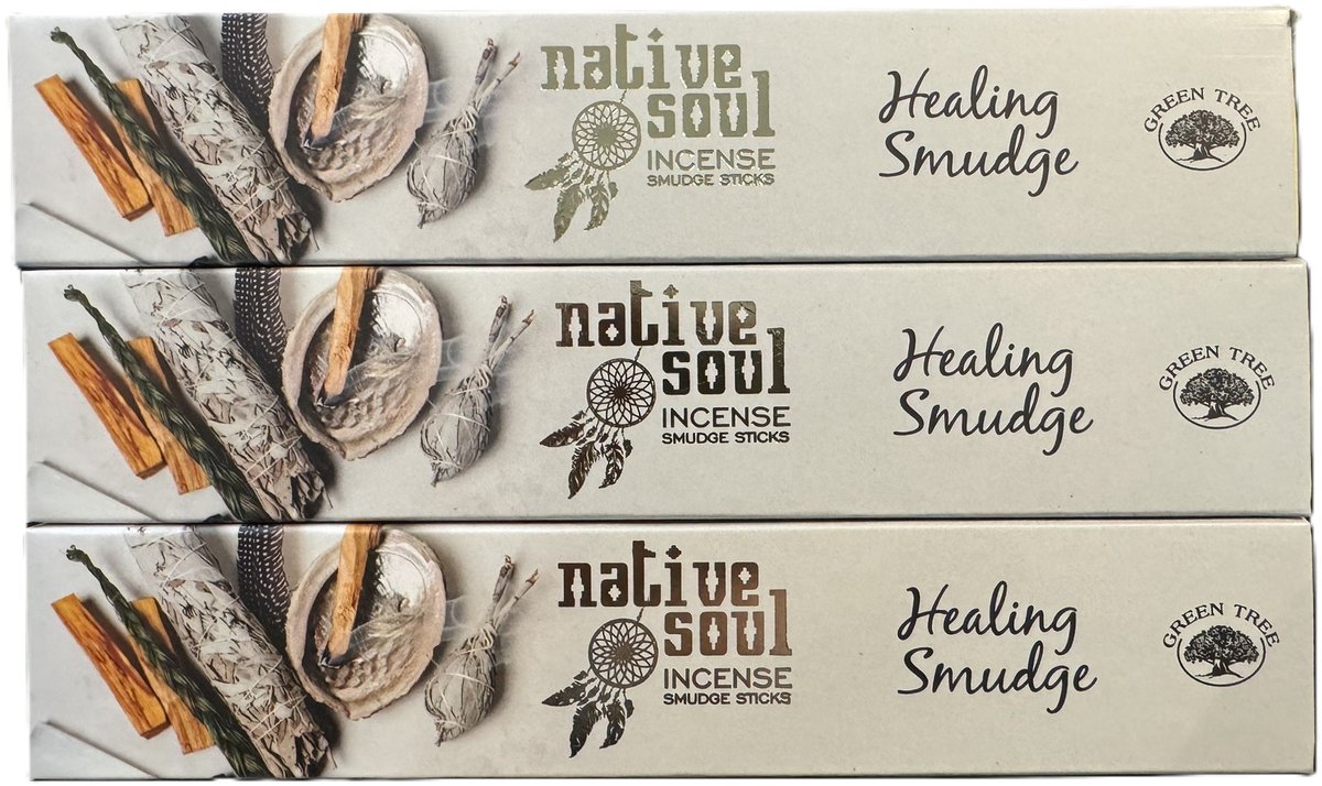 Native Soul - healing smudge - wierook - 3 stuks