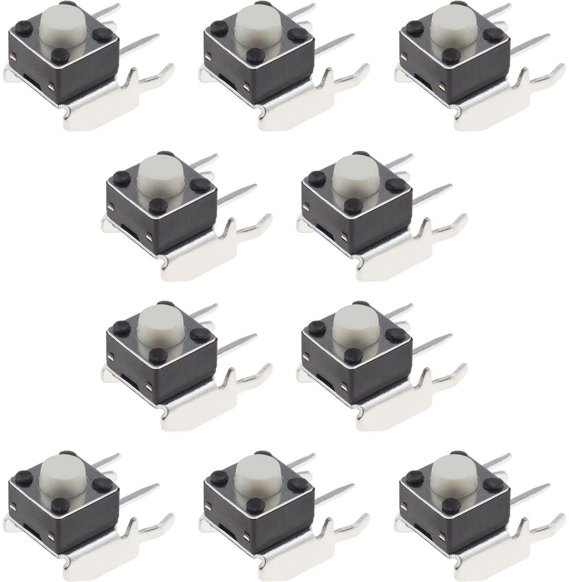 Dailygoods - Bumper Schakelaar Knop Vervanging - Reparatie Deel - Zwart - Compatibel met Xbox One en Xbox 360 - 10 stuks - Ideaal voor gamers