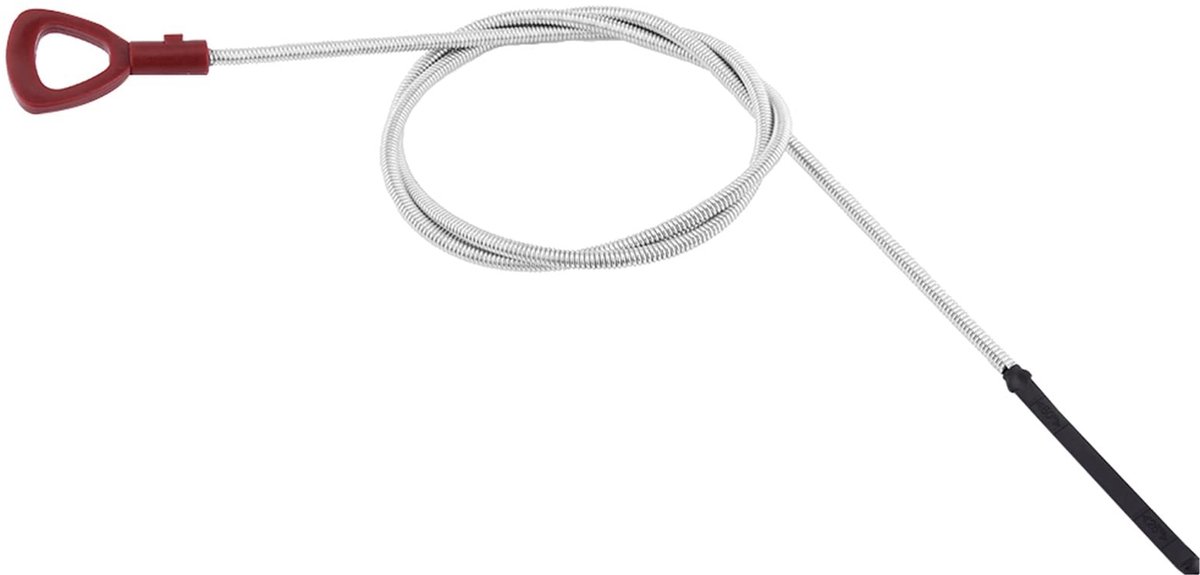By shayne - Peilstok Transmissievloeistof - Automatische Transmissievloeistof Reparatietool - 120 cm - Geschikt voor W208 W209 - Zilver/rood/zwart