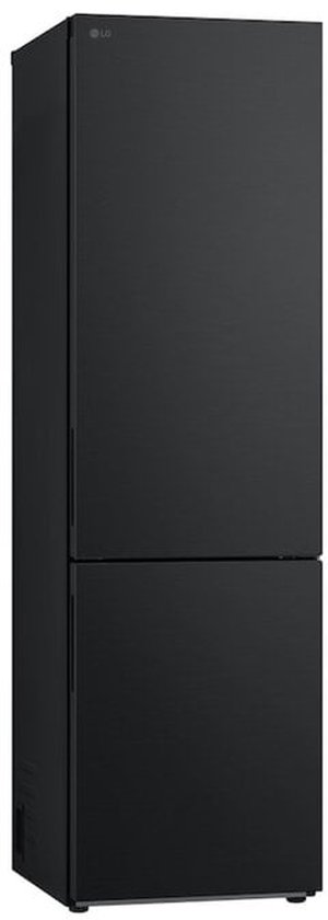 LG GBV22NCBEP koelvriescombinatie 387L zwart, DoorCooling+, No Frost, energiezuinig, LED display, 110L vriezer