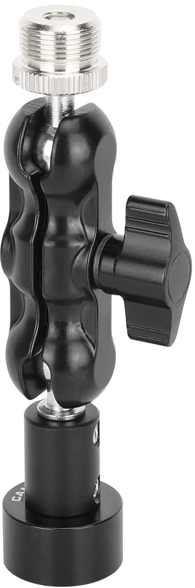 Allecto - Microfoon Klem - Verstelbare Microfoonhouder - Geschikt voor verschillende microfoons - 5/8 inch adapter - Duurzaam ontwerp - Robuust en ...