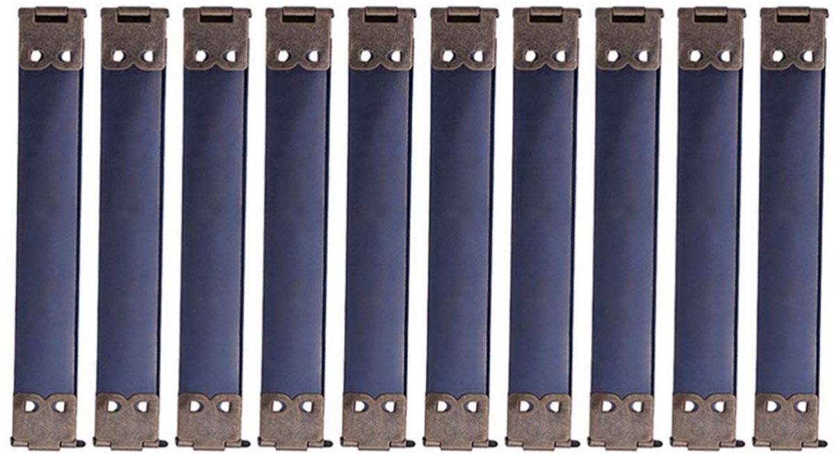 By shayne - Metal Inner Frame - DIY Handbag Accessoires - 10 Stuks - Silver - Handwerk - Geschikt voor Naai Projecten