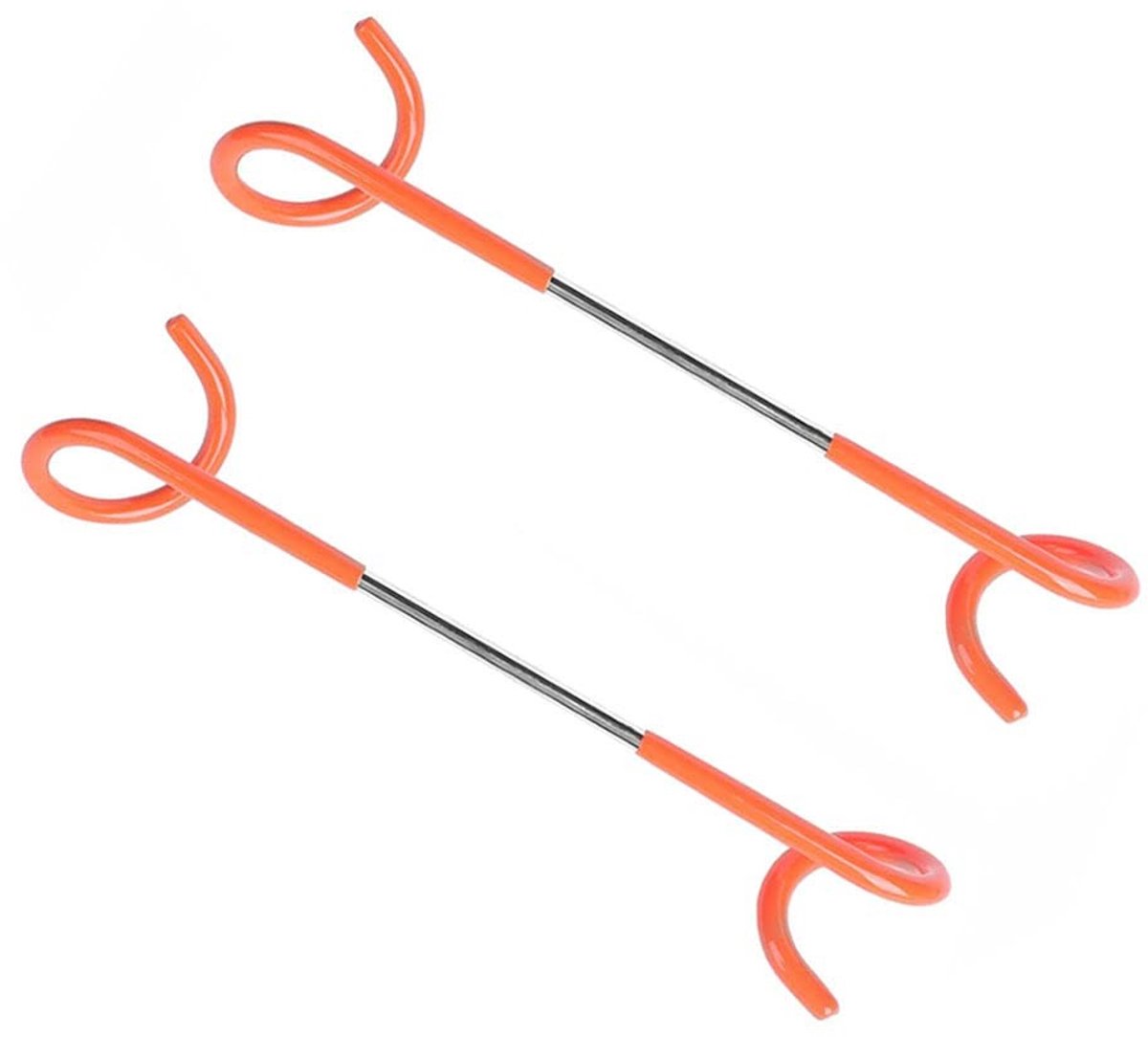 Jhubersproducts - Camping Haak Hanger - Lantaarn Lamp Hanger - Sterk Staal - Oranje - Opknoping voor Vissen - Geschikt voor Reizen en Avontuur