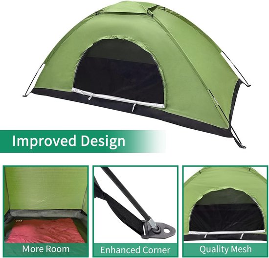 MKSS® 2 Persoons Tent - Trekking Tent - Campingtent van Merkloos — afbeelding 4