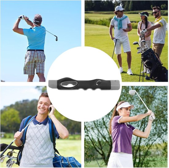 Golf Grip Trainer - Oefen Tool - Golf Swing Verbeteren - Antislip Grip - 156 cm - Grijs van GOLF — afbeelding 5