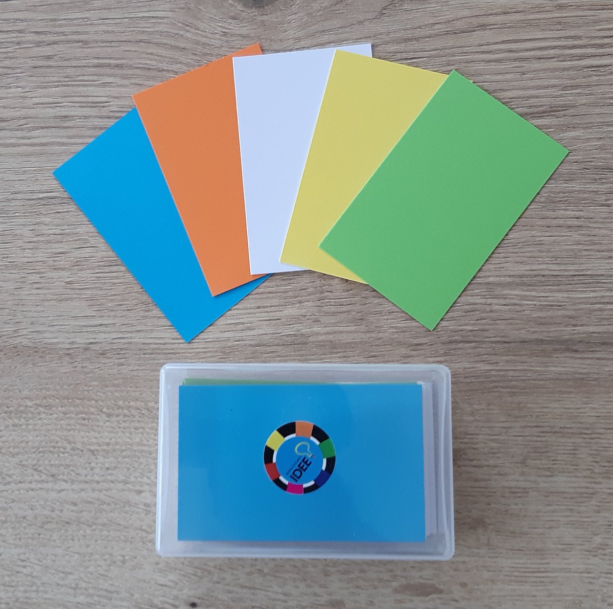 Gekleurde visitekaartjes [mini-kaartjes]-[lege-kaartjes]