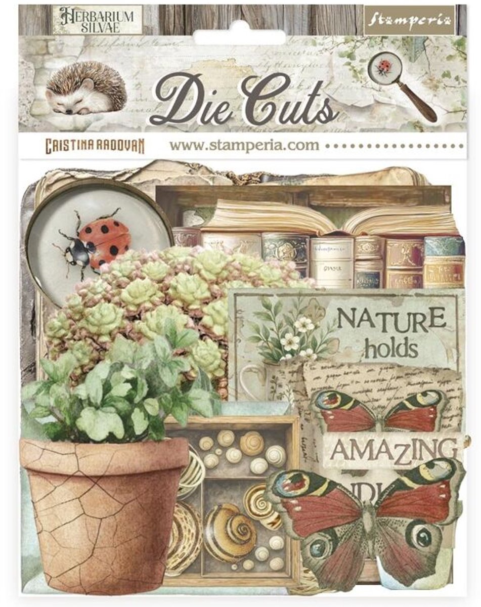 Stamperia - Herbarium Silvae Die Cuts Assorted (40pcs) (DFLDC123)