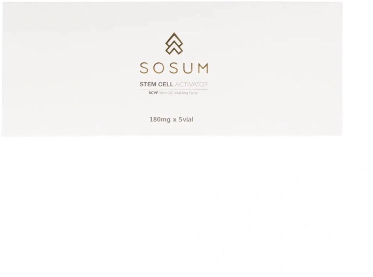 Sosum Stem Cell / antiverouderingsoplossing met stamcelculturen 5 x 180 mg