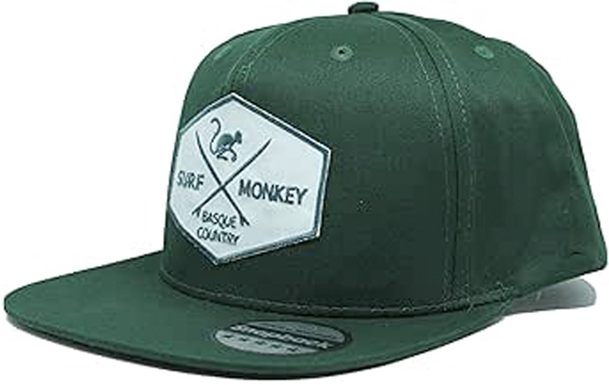 Truckerpet - Platte klep - Snapback / Volwassenen / Eén maat (Groen)
