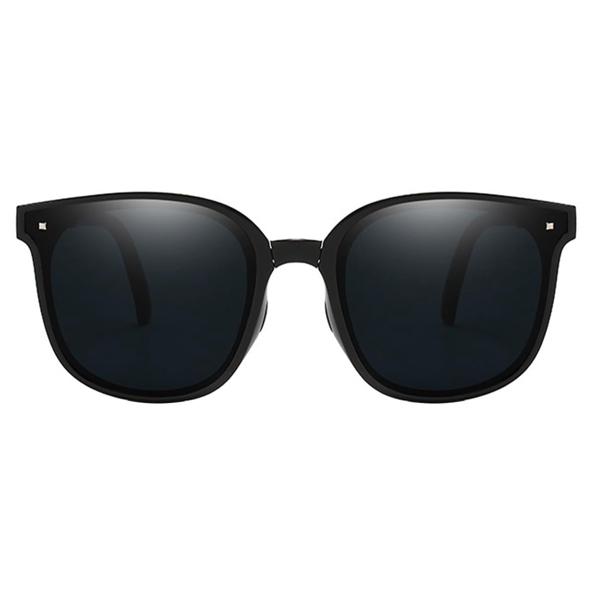Dailygoods - Gepolariseerde zonnebril - Opvouwbaar - UV-bescherming - Zwart - Retro zonnebril - Geschikt voor heren - Voor autorijden, wandelen, visse
