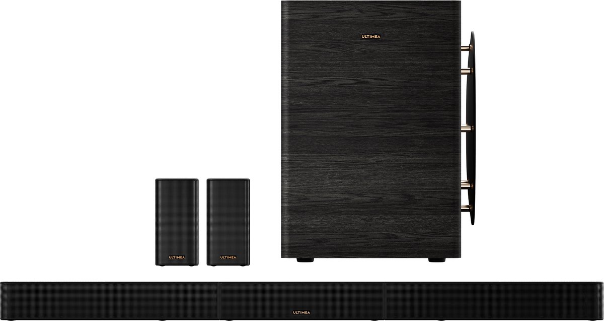 ULTIMEA Skywave X70 - 7.1.4 Systeem met Dolby Atmos Soundbar Zwart