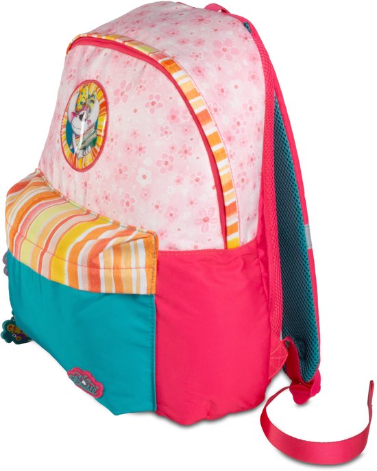 Diddl - sac à dos - compartiment principal spacieux avec poche avant et fermeture éclair - rose