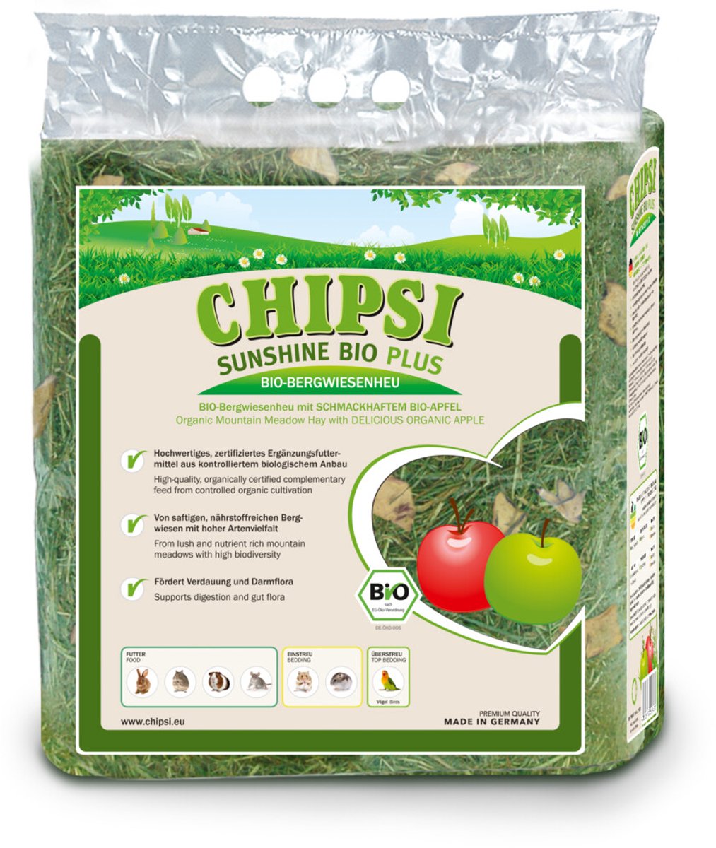 Chipsi Sunshine Bio Plus Weidehooi Appel - 600 gr