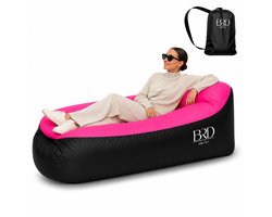 BRD opblaasbare sofa air lounger in roze