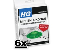 HG Mierenlokdoos - 6 x 2 stuks - Voordeelverpakking